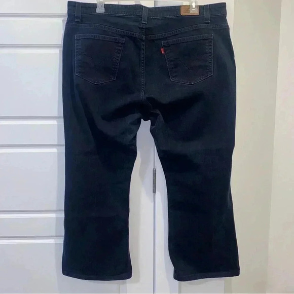 Levi’s Bootcut 515 Plus Size 24 Short Dark Blue Almost Black ❤️ - Picture 4 of 9